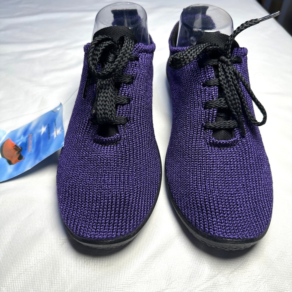Arcopedico LS Knit Sneaker Women 39 US 8-8.5 Purple Walking Shoes Comfort Travel - Picture 3 of 12